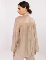 Koszula IT KS model 21795596 beżowy - FPrice Koszula IT KS model 21795596 beżowy - FPrice