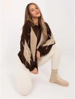 Jumper MI SW WM295.15 hnědý