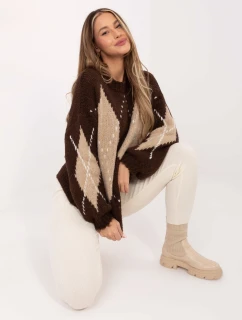 Jumper MI SW WM295.15 hnědý