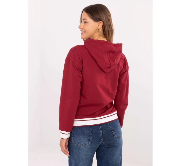 Bluza RV BL model 21314412 bordowy - FPrice