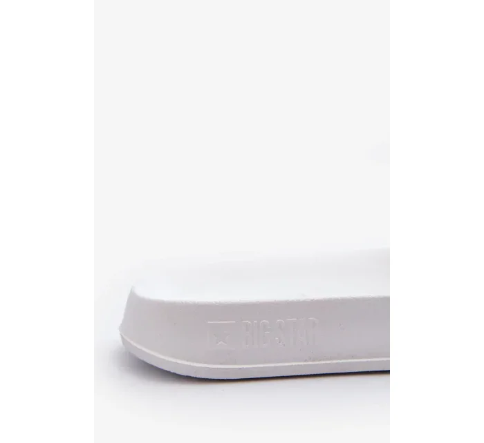 Pánské pantofle Big Star Bílé