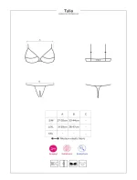 Pikantní set Tulia cupless set - Obsessive Pikantní set Tulia cupless set - Obsessive