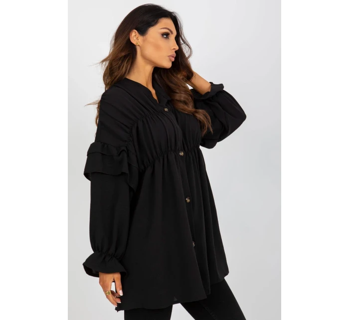 Košile s dlouhým rukávem model 175459 Och Bella Košile s dlouhým rukávem model 175459 Och Bella