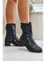 Boty na podpatku model 201524 Step in style Boty na podpatku model 201524 Step in style