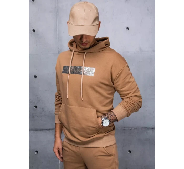 Pánská tepláková souprava velbloudí barvy model 21967483 - Dstreet