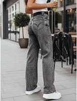 Dámské široké džíny černé FashionStreet UY2747