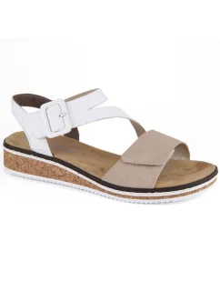 Pohodlné kombinované sandály Rieker W RKR678