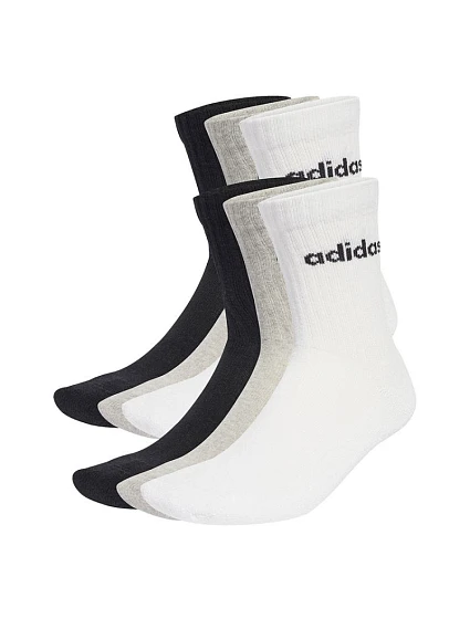 Ponožky adidas Linear Crew Socs Cushioned 6P JL6095