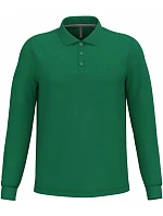 K 243 Pánské piqué polo s dlouhým rukávem model 22506961 kelly green - Kariban K 243 Pánské piqué polo s dlouhým rukávem model 22506961 kelly green - Kariban