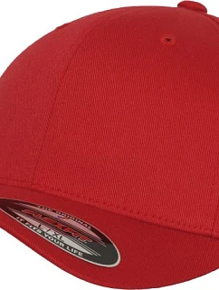 6277 6 Panelová kšiltovka Wooly Combed model 22412366 red - Flexfit