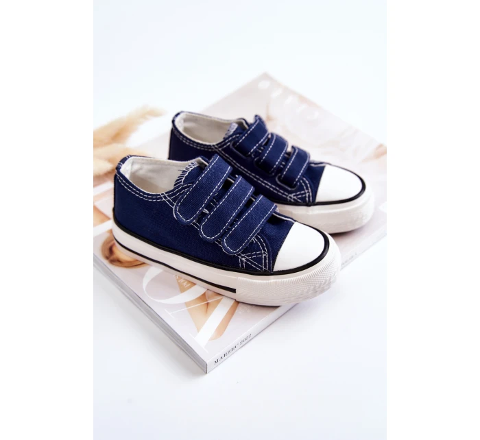 Dětské tenisky na suchý zip námořnická modrá model 21578754 - Boto Dětské tenisky na suchý zip námořnická modrá model 21578754 - Boto