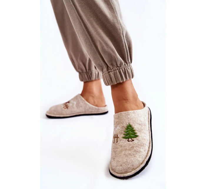 Domácí pantofle Big Star model 21600988 béžová - Big Star Shoes