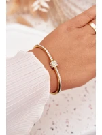 Dámský náramek s křišťály z nerezové oceli zlatý Dámský náramek s křišťály z nerezové oceli zlatý