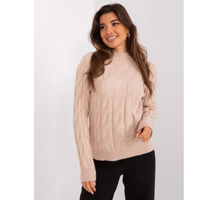 Sweter AT SW model 19005792 beżowy - FPrice