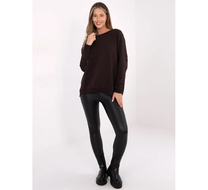 Mikina RV BL 5850.11X tmavě hnědá Mikina RV BL 5850.11X tmavě hnědá