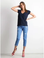 Tričko RV TS 4839.10P tmavě modrá