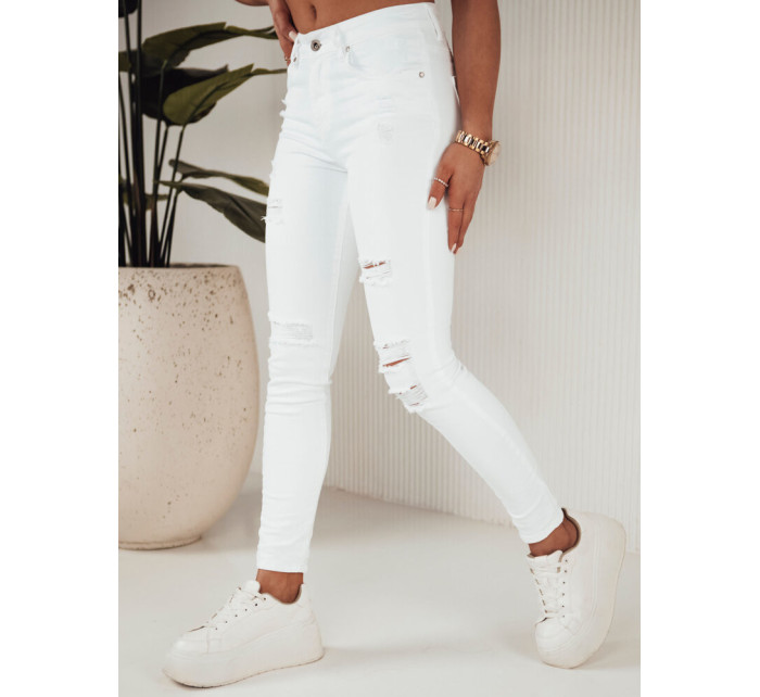 NOEL dámské džínové kalhoty bílé Dstreet UY1871