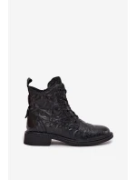 Dámské boty Artiker – zateplené z přírodní kůže, černé Dámské boty Artiker – zateplené z přírodní kůže, černé