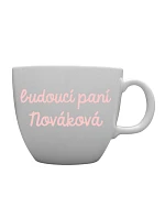 Personalizovaný MEGA XXL keramický hrnek 1 000 ml - budoucí paní