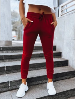 Dámské tepláky FITS bordó UY0206