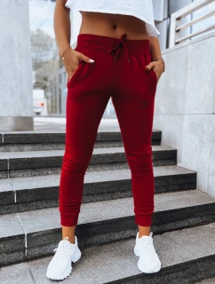 Dámské tepláky FITS bordó UY0206