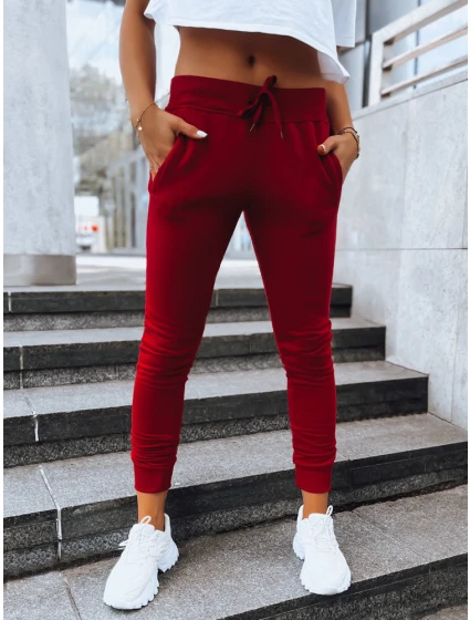 Dámské tepláky FITS bordó UY0206 Dámské tepláky FITS bordó UY0206