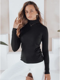 Dámský svetr s rolákem VANORIA black FashionStreet MY2488