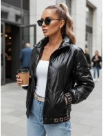 Dámská prošívaná bunda bomber černá FashionStreet TY5292