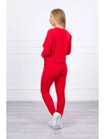 Atlanta tištěná sada červená