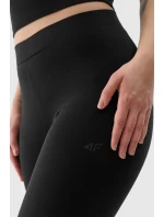 Dámské Pletené Legíny Černé 4FWMM00TTIGF195-20S