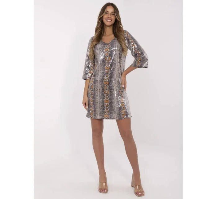 Šaty LK SK model 20976032 tmavě lila - FPrice