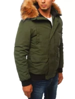 Pánská zimní zelená bunda FashionStreet TX3941