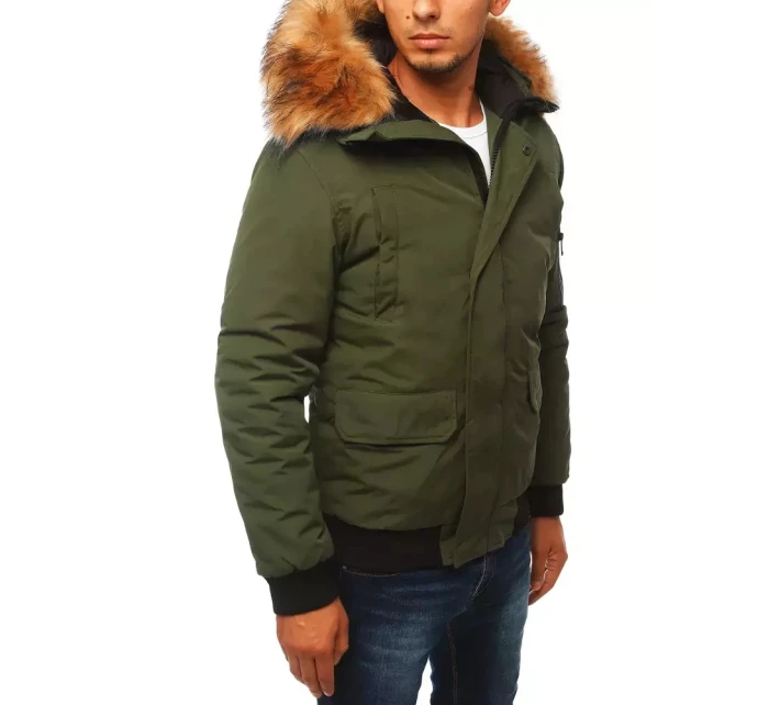 Pánská zimní zelená bunda FashionStreet TX3941
