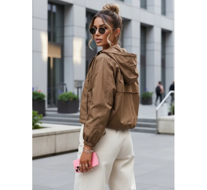 Dámská přechodová bunda GRAUS hnědá FashionStreet TY4235