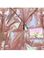 Růžová dámská bunda s model 17012344 - Ann Gissy