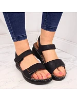 Sandály na podpatku W model 22112771 černé eVento - Inny