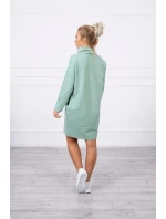 Šaty s kravatou tmavě mátové Šaty s kravatou tmavě mátové