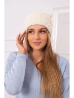 Dámská čepice Dagmara K332 ecru