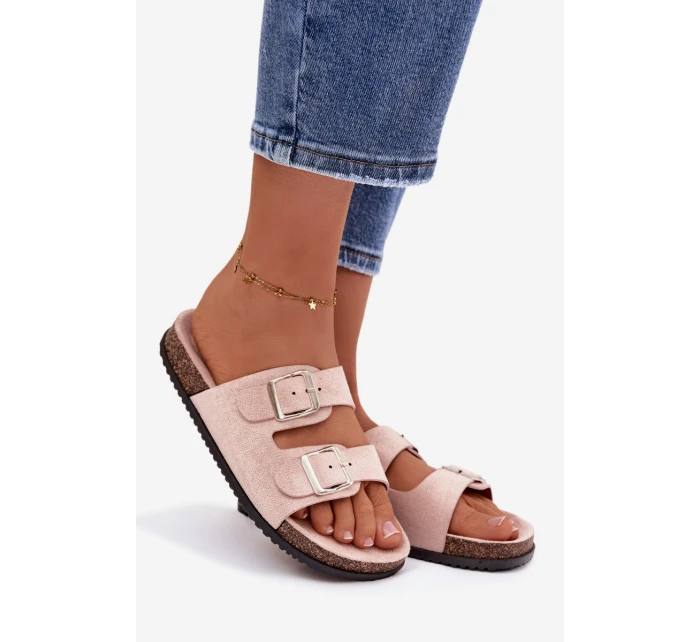 Dámské žabky Světle růžové model 21908455 - Boto