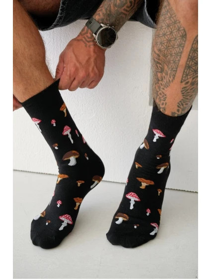 Pánské ponožky Mushrooms 0125.128 Pánské ponožky Mushrooms 0125.128