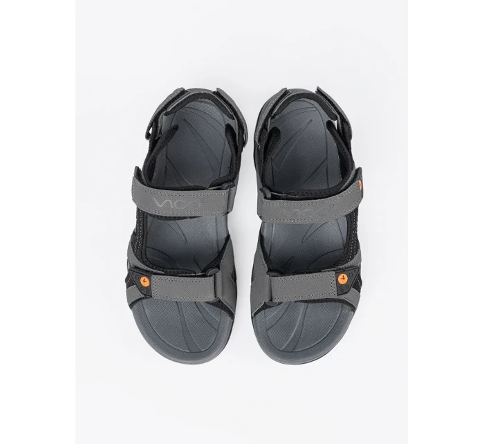 Designové sandály dámské šedo-stříbrné bez podpatku Designové sandály dámské šedo-stříbrné bez podpatku