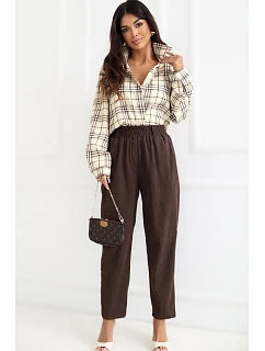 Kordové kalhoty model 226966 Rue Paris