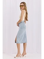 ~Spódnica jeansowa model 228031 Factory Price ~Spódnica jeansowa model 228031 Factory Price