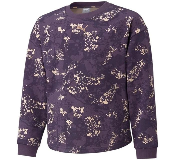 Dětská mikina Alpha AOP Crew FL Jr 589241 16 - Puma