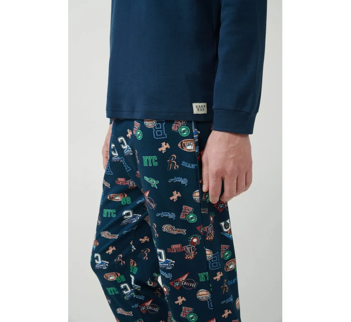 Vamp - Pánské pyžamo s potiskem 21610 - Vamp