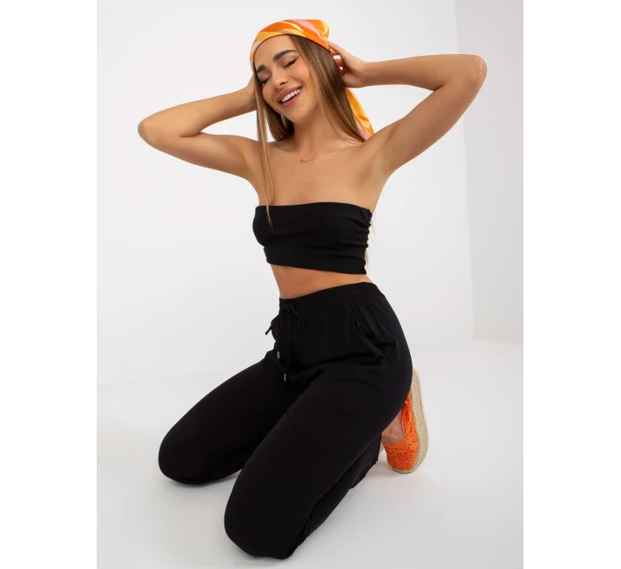 Kalhoty D73761M61869N černé