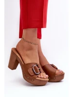 Pantofle model 215686 Step in style Pantofle model 215686 Step in style