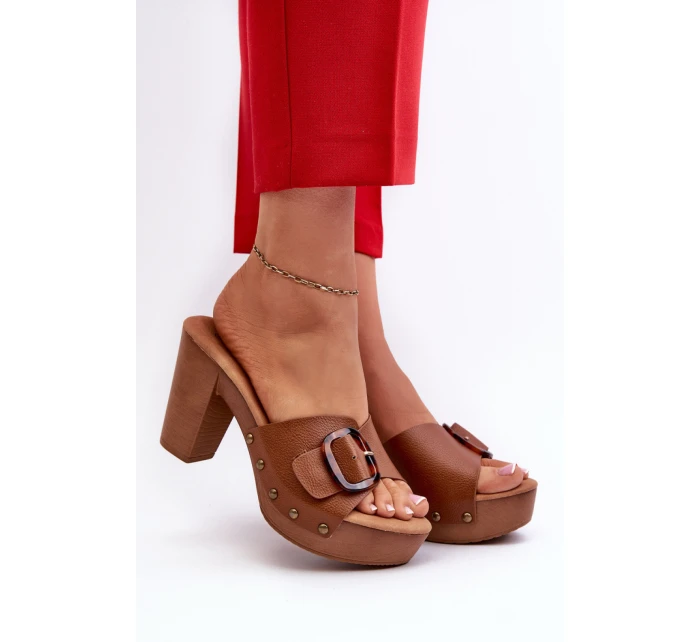 Pantofle model 215686 Step in style Pantofle model 215686 Step in style