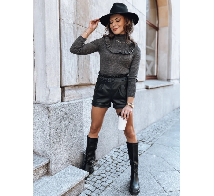 Dámský svetr NOAH tmavě šedý FashionStreet MY1404 Dámský svetr NOAH tmavě šedý FashionStreet MY1404