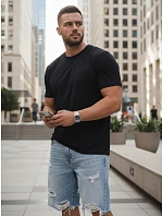 Tshirt męski czarny model 22126303 - FashionStreet